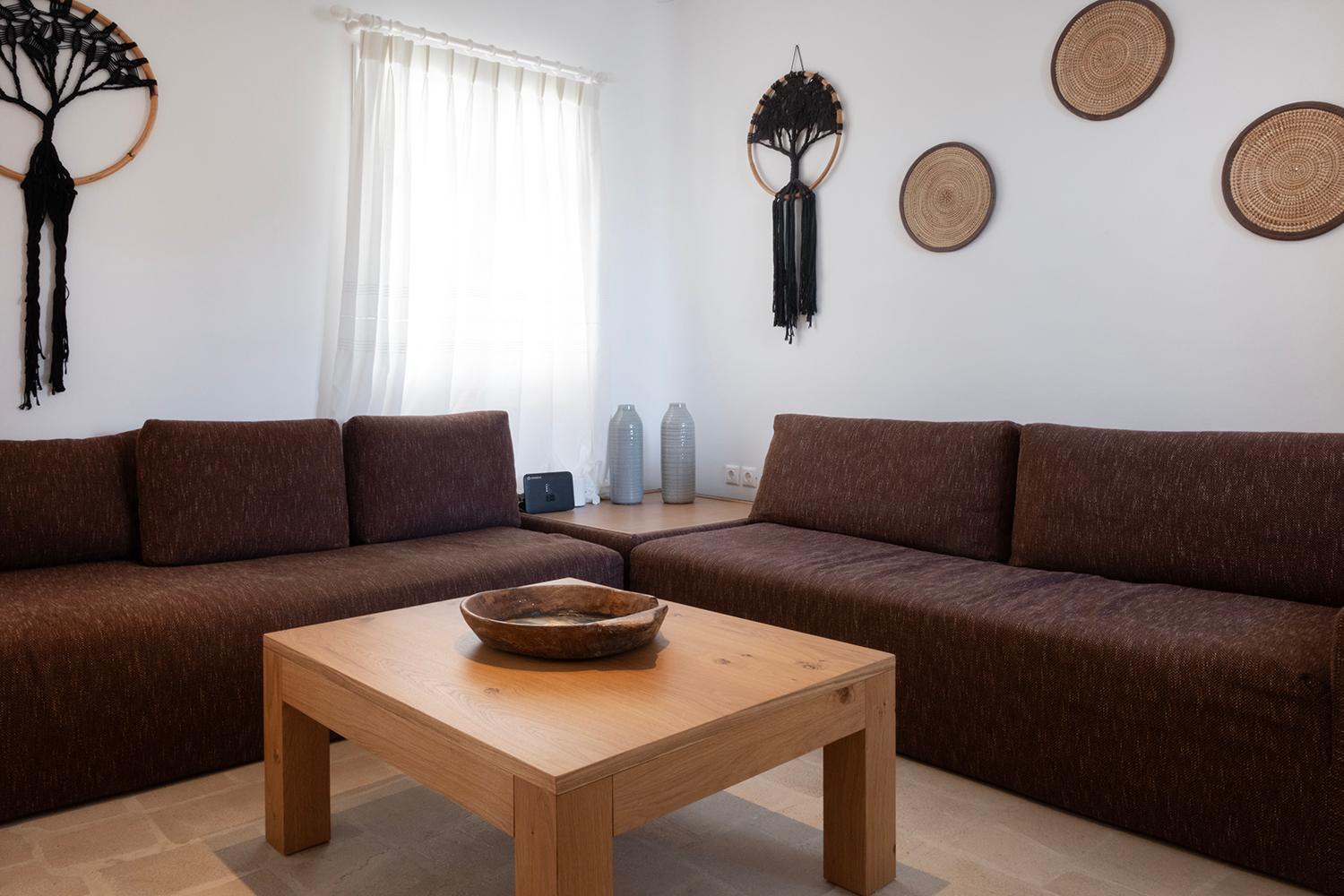 Mykonian Style W Shared Pool Houses & Nighttime Security Guard Ornos  Exterior foto