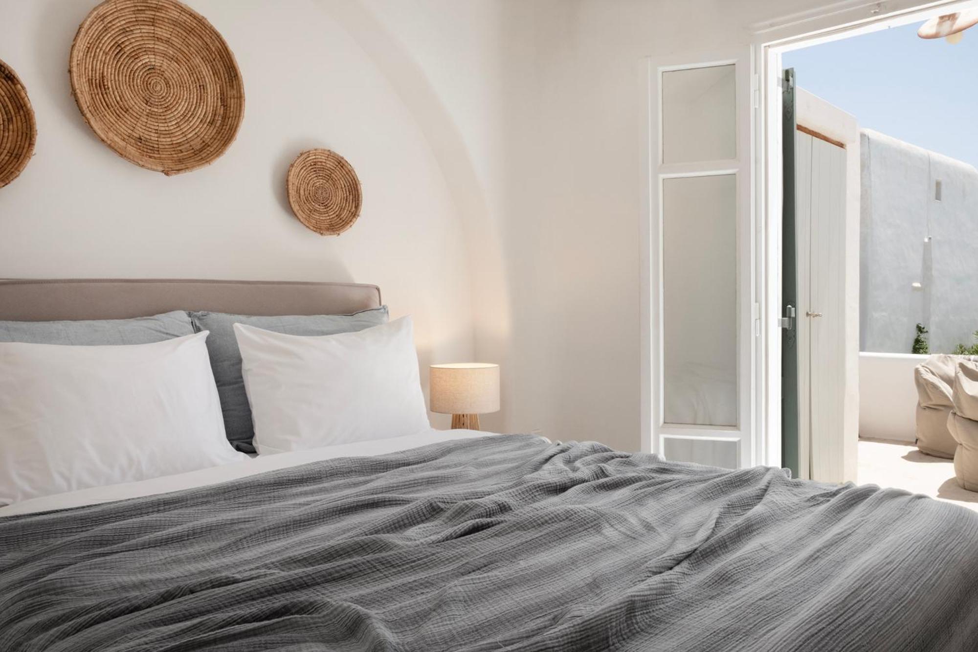 Mykonian Style W Shared Pool Houses & Nighttime Security Guard Ornos  Exterior foto