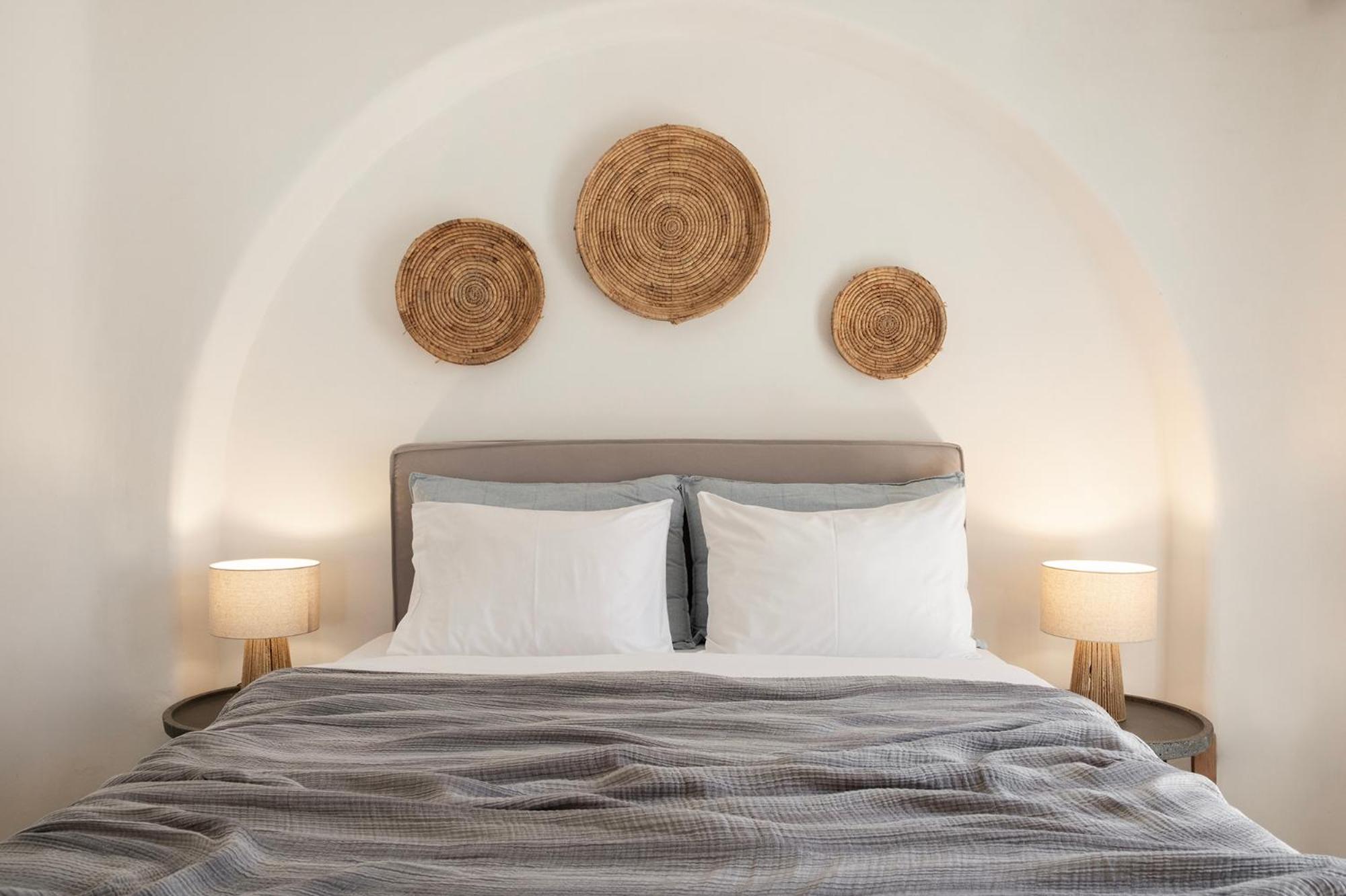 Mykonian Style W Shared Pool Houses & Nighttime Security Guard Ornos  Exterior foto