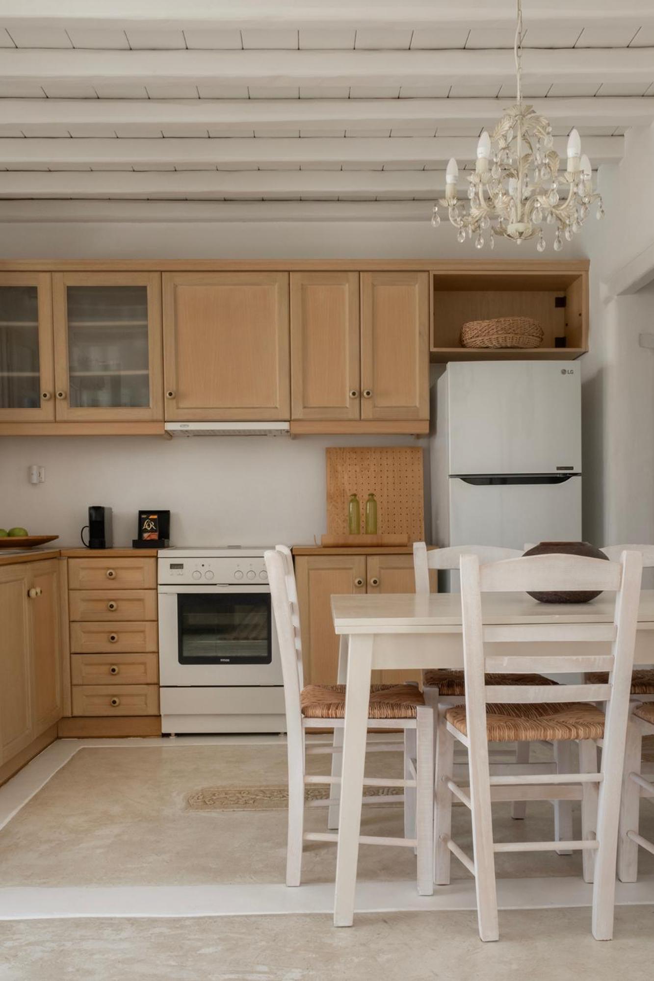 Mykonian Style W Shared Pool Houses & Nighttime Security Guard Ornos  Exterior foto